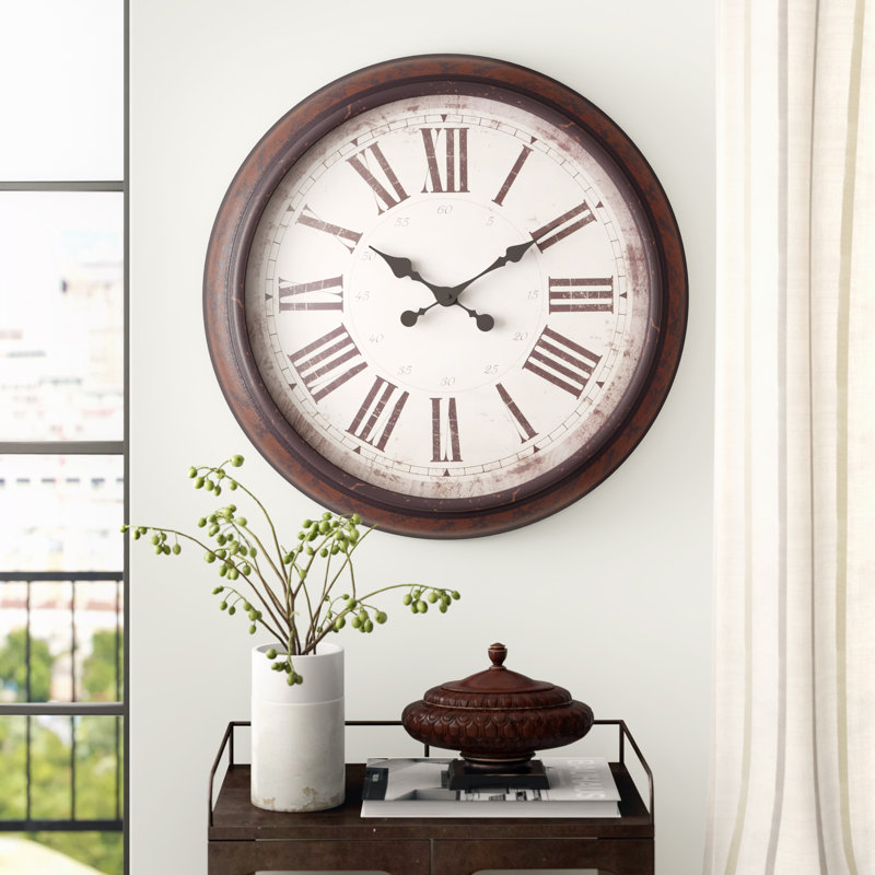 Greyleigh Oversized Eligah Antique Bronze Baldaud Roman Numeral 30